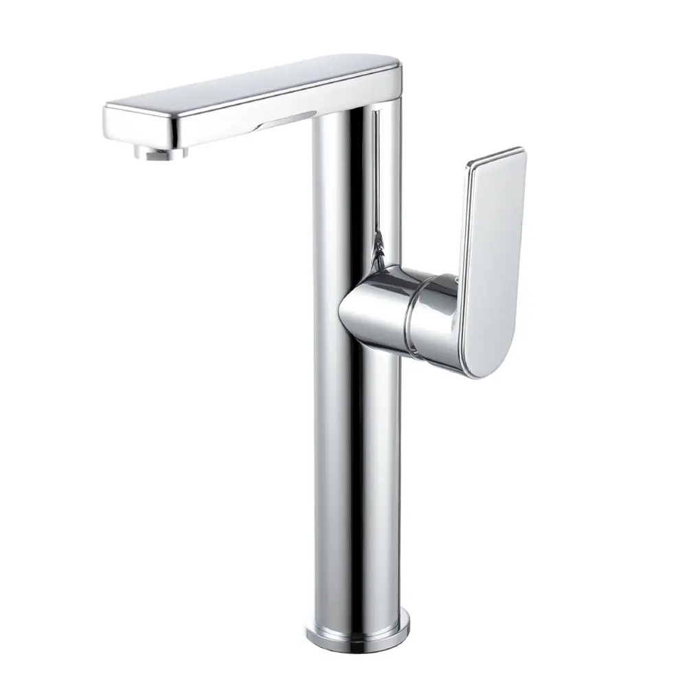 Europe - Tall Side-handle Sink Faucet Chrome