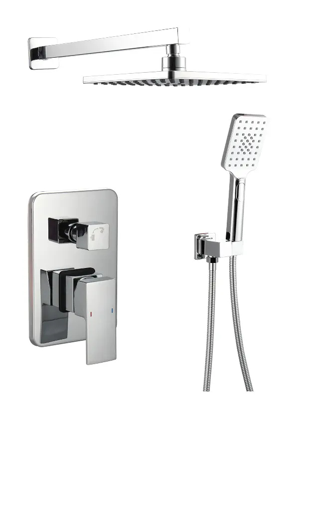 Europe - Built-in shower Chrome