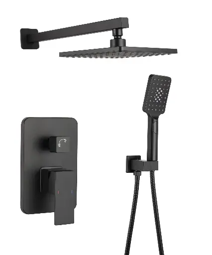 Europe - Built-in shower Black