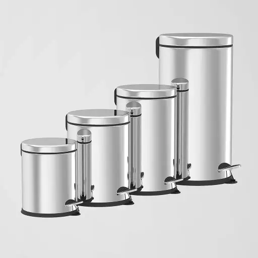 Trashcan Inox - 12L