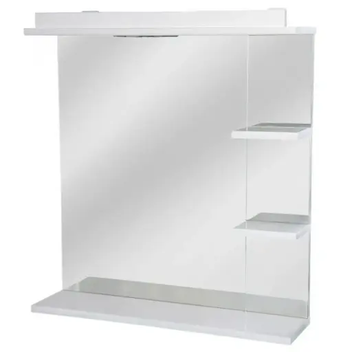 Ecco quadro mirror with shelves